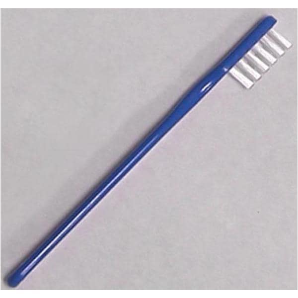 Instrument Cleaning Brush Toothbrush Style 7-1/4" Nylon/Plastic Disposable 24/Pk