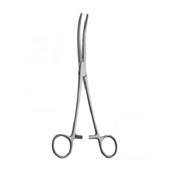 V. Mueller Rochester-Pean Double Action Forceps Curved 8-7/8" Stainless Steel Ea