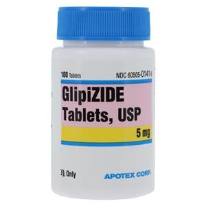 Glipizide Tablets 5mg Bottle 100/Bottle Each