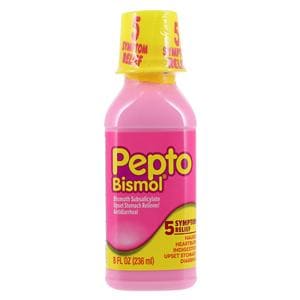 Pepto-Bismol Liquid 525mg 8oz/Bt, 12 BT/CA