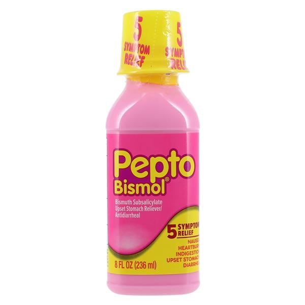 Pepto-Bismol Liquid 525mg 8oz/Bt, 12 BT/CA