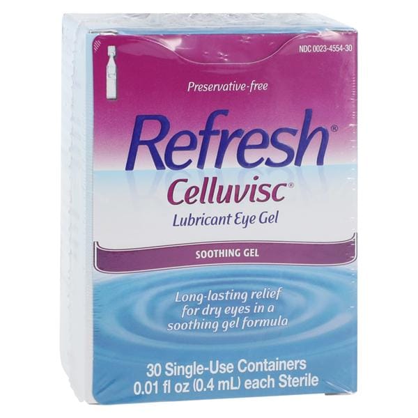 Refresh Celluvisc Eye Lubricant Gel 0.4mL Singles 30/Box, 24 BX/C...