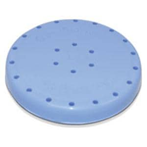 Bur Block Magnetic Plastic 24 Hole Baby Blue Ea