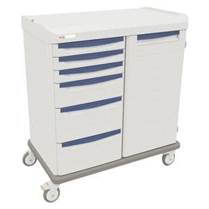 Starsys Supply Cart 43" High 5" Caster (6) Drawer