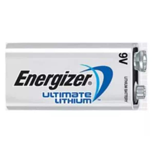 Battery Lithium 9V Non-Rechargeable Mercury-Free 12/Pk