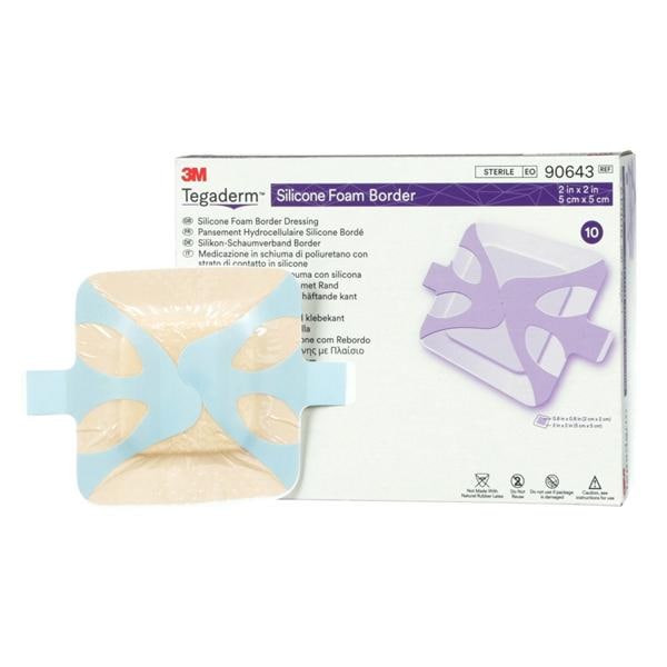 Tegaderm Silicone/Foam Dressing 2x2" Sterile