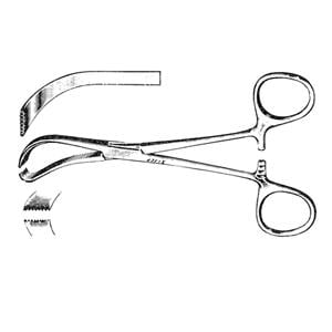 Edna Towel Forcep 5-1/2" Ea