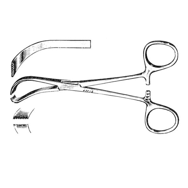 Edna Towel Forcep 5-1/2" Ea