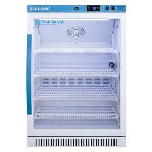 Accucold Pharmaceutical/Vaccine Refrigerator 6 Cu Ft Glass Door 2 to 8C Ea