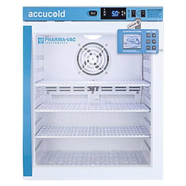 Accucold Performance Series Pharma/Vax Refrigerator 1cf Gls Dr 2 to 8C Ea