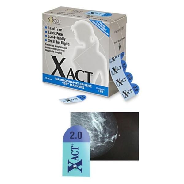 Xact BB Marker For Mammography/X-Ray 120/Bx, 24 BX/CA