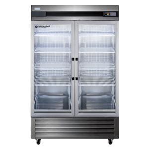 Accucold Laboratory Refrigerator 49 Cu Ft 2 Glass Doors 2 to 10C Ea