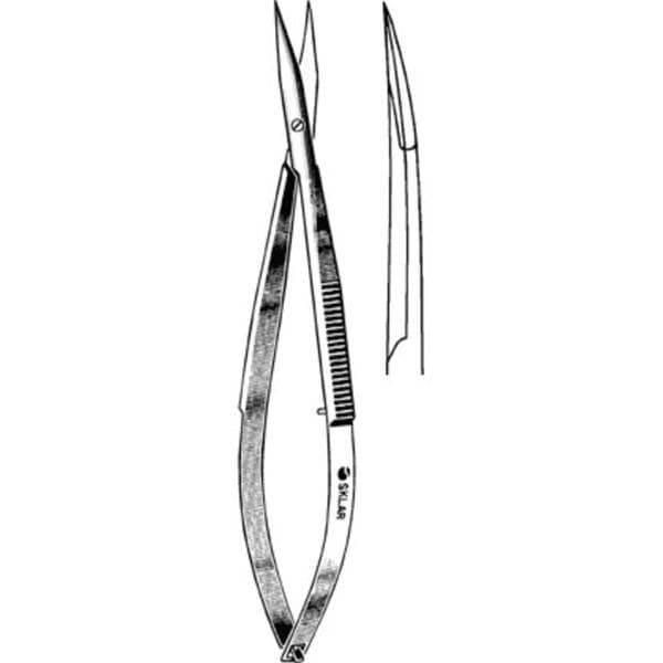 Westcott Tenotomy Scissors Curved 4-1/4" Stainless Steel Non-Sterile Reusable Ea