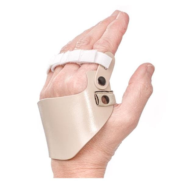 Ulnar Deviation Splint Finger Size Large Kydex Shell 3-3/8 to 3-5/8" Right