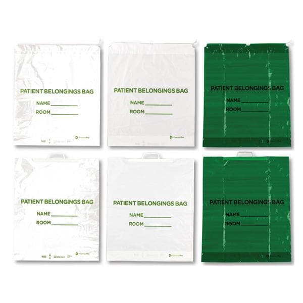 PremierPro Patient Belongings Bag Clear 18x20