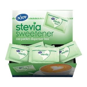 N'Joy Green Stevia Packets w/ Dispenser Green 200/Pk