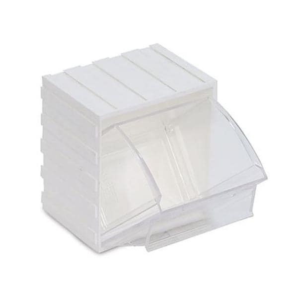 Tilt Bin White 4.06x3.625x4.25" Ea