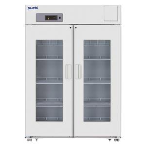 Pharmacy Refrigerator New 48 Cu Ft 2 Glass Doors 2 to 23C Ea