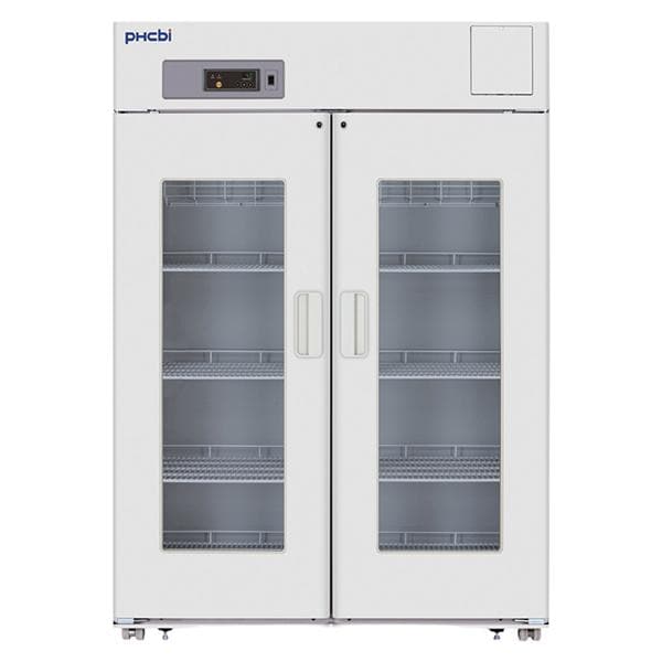 Pharmacy Refrigerator New 48 Cu Ft 2 Glass Doors 2 to 23C Ea