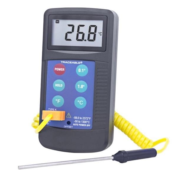 Workhorse Type K Thermometer Plastic -50 to 1300C Ea