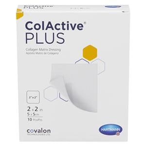 ColActive Plus Collagen Matrix Wound Dressing 2x2" Sterile Square