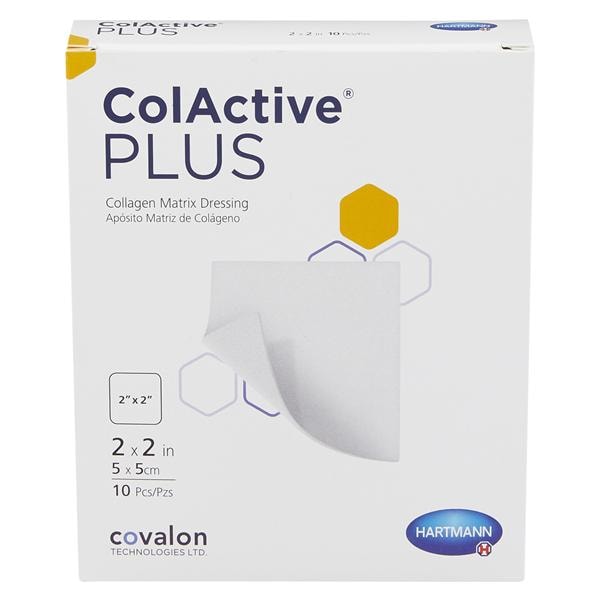 ColActive Plus Collagen Matrix Wound Dressing 2x2" Sterile Square