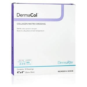 DermaCol Collagen Matrix Dressing 4x4" Sterile Square