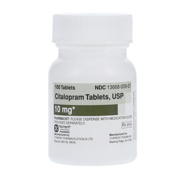 Citalopram Hydrobromide Tablets 10mg Bottle 100/Bt