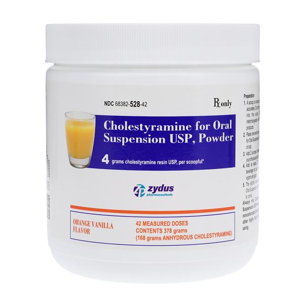 Cholestyramine Oral Suspension 4gm/Scoop Orange Powder Can 378gm/...