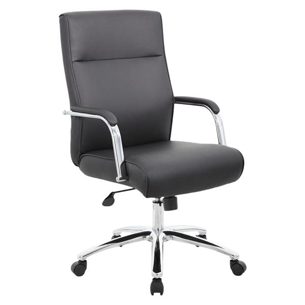 Modern Conference Chair with Dual Wheel 2" Casters Ea