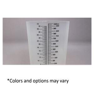 Container Beaker Polypropylene Colorless 1000mL 200/Ca