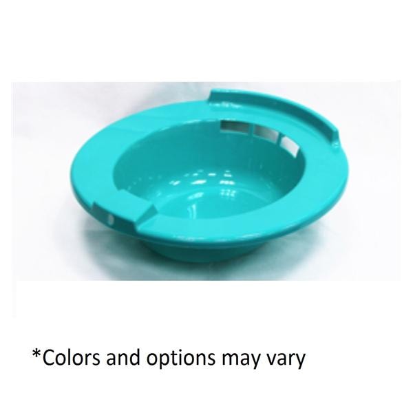 Basin Sitz 2000cc Plastic Turquoise 10/Ca