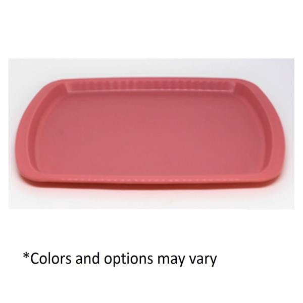 Service Tray Rectangle Plastic Gray