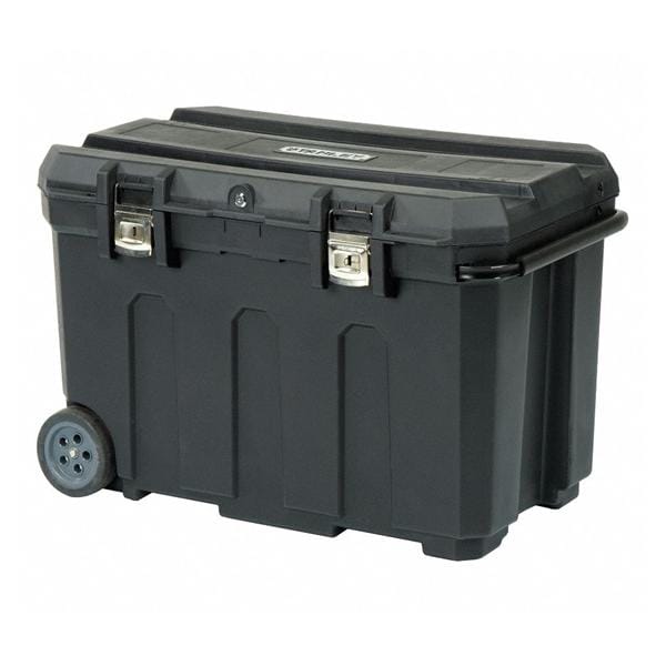 Toolbox Rolling Plastic Black 24 Gallon 29-7/8x18-5/8x19-1/8  Ea