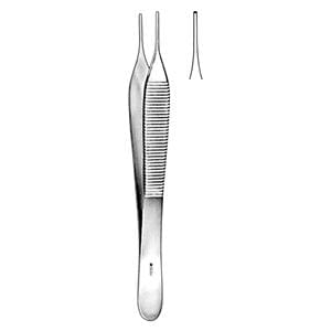 Adson Tissue Forceps Straight 6" Non-Sterile Ea