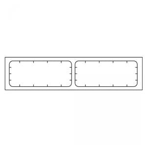 DataMate Thermal Label White Adult/Pediatric 1000/Bx