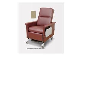 54 Series Recliner Powder-Coated Steel Frame 300lb Capacity Manual Natural Ea