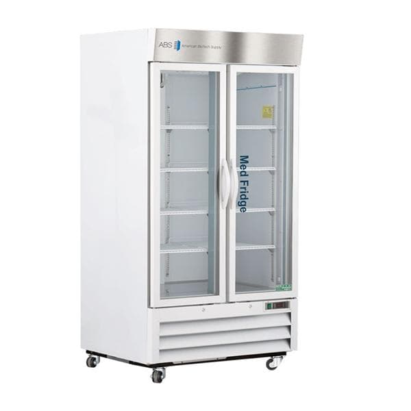 Pharmacy Refrigerator 36 Cu Ft 2 Glass Doors Ea