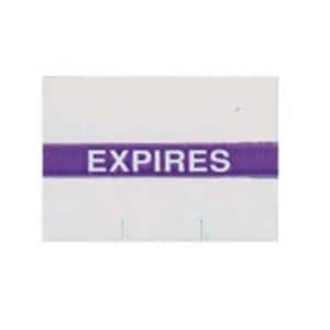 Sterilization Record Label White / Purple 8000/Pk