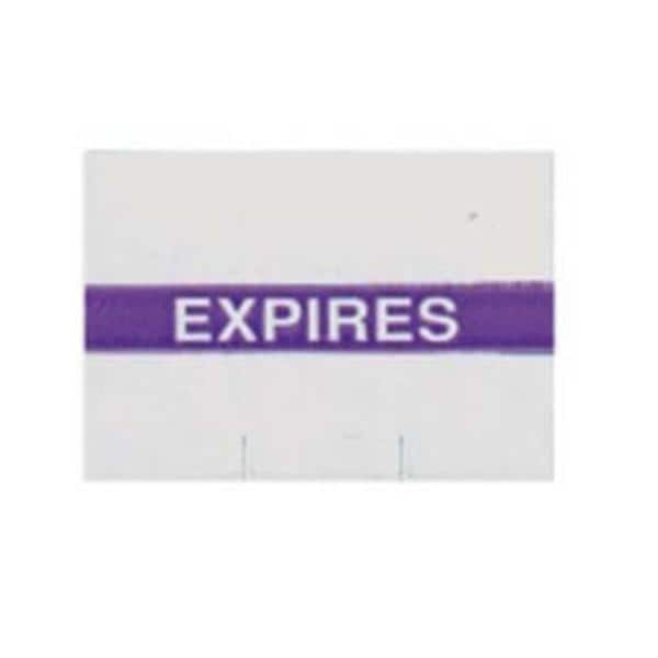 Sterilization Record Label White / Purple 8000/Pk