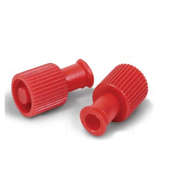 Luer Locking Cap Red 100/Bx