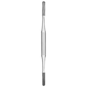 Double Ended Rasp 8.25" Stainless Steel/Tungsten Carbide Reusable Ea