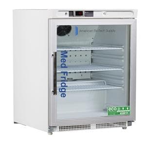 Premier Pharmacy Refrigerator 4.6 Cu Ft Solid Door +2 to 8°C Ea