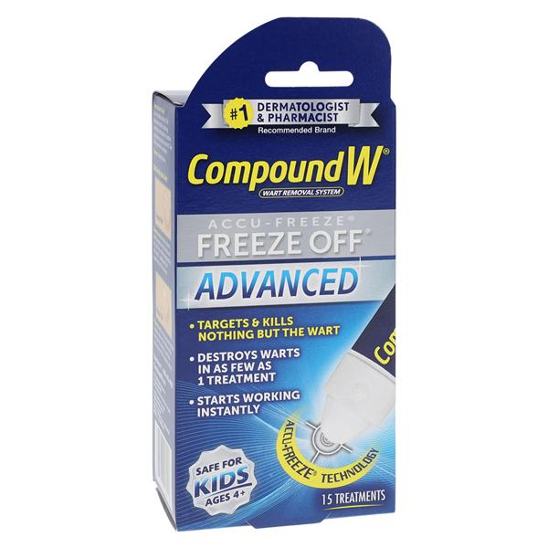 Compound W/Wart Removal System Freeze Off Advanced 15/Bx, 12 BX/CA