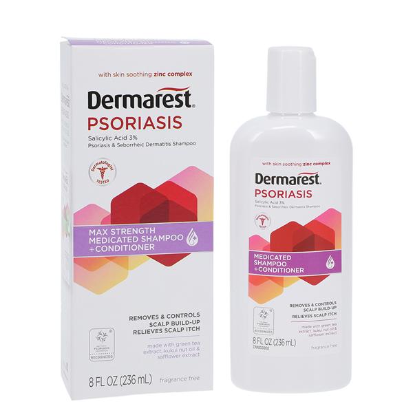 Dermarest Psoriasis Medicated Shampoo/Conditioner 8oz/Bt, 24 BT/CA