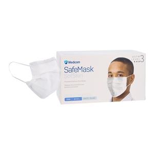SafeMask Sofskin Procedure Mask ASTM Level 3 White Adult 50/Bx