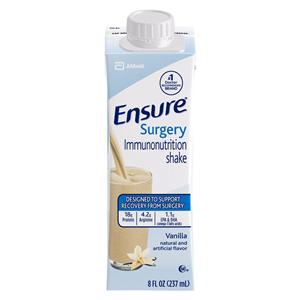 Ensure Surgery Immunonutrition Adult Nutritional Shake Vanilla 8oz Carton 15/Ca