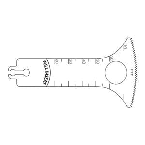 Blade Bone Saw 60x48.5mm Sagittal Large Ea