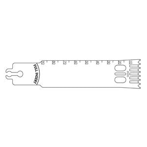 Blade Bone Saw 90x25mm Sagittal Large Ea