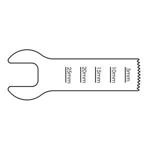 Blade Bone Saw 30.0x10.2mm Sagittal Small Ea